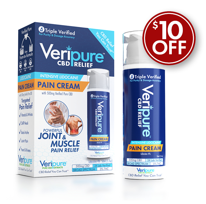 Veripure Fast-Acting Pain Cream -$10 OFF (Normally $39.99)